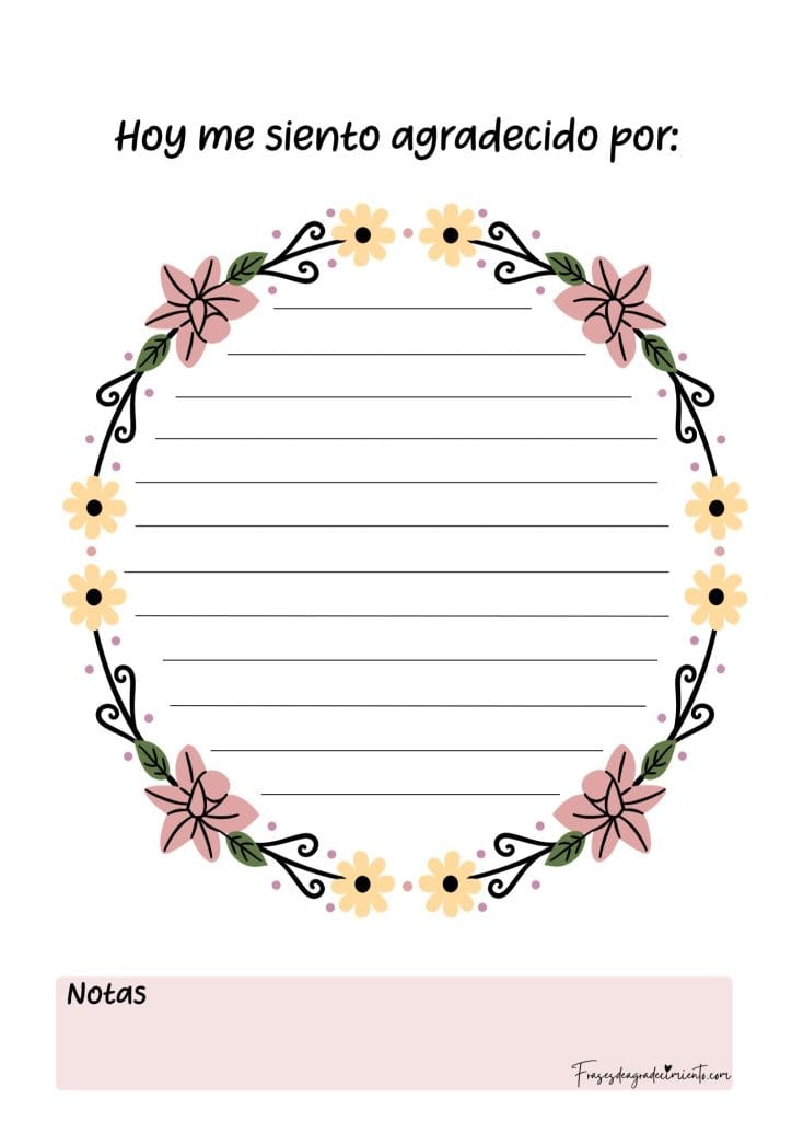 Gratitud Floral
