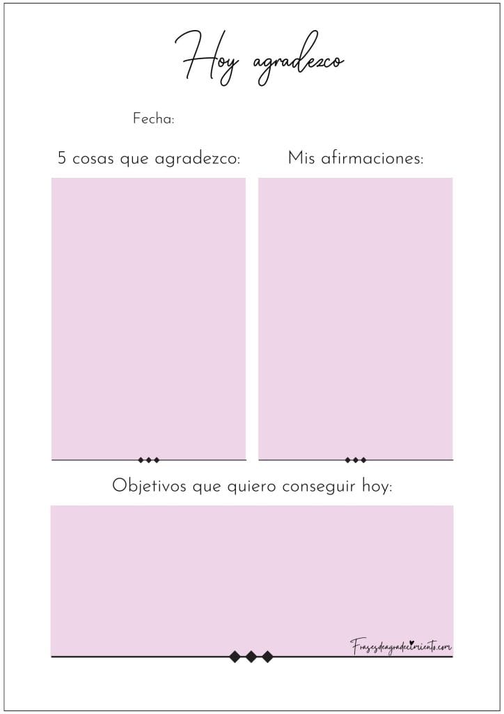 Hoy Agradezco Lila