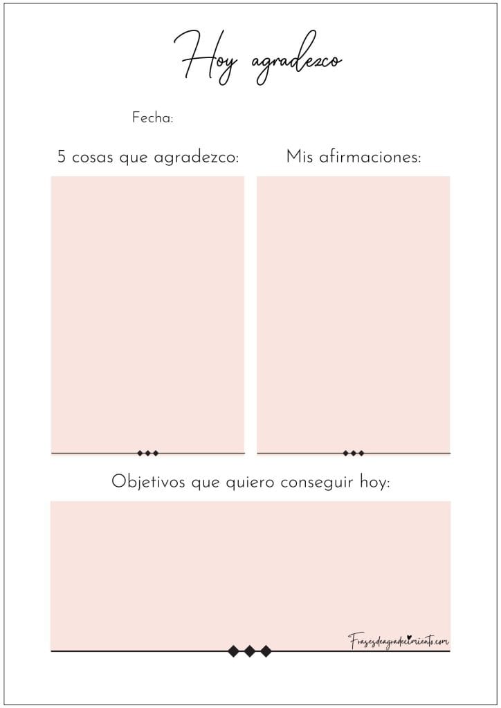 Hoy Agradezco Rosa