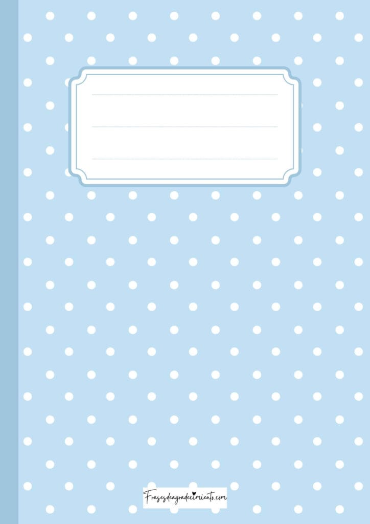 Portada punteada azul