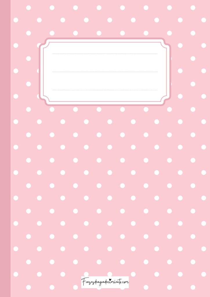 Portada punteada rosa