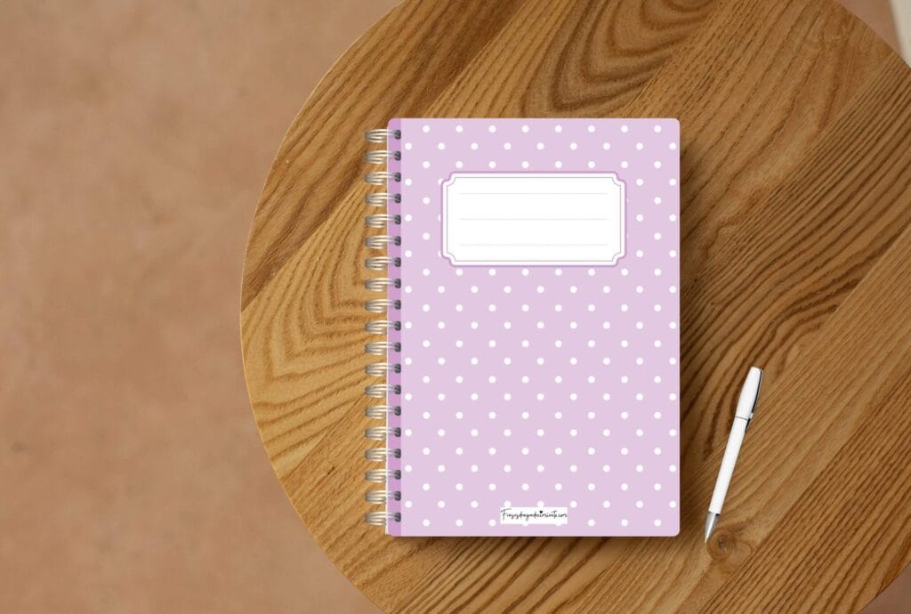 portadas punteadas para composition notebooks en pdf