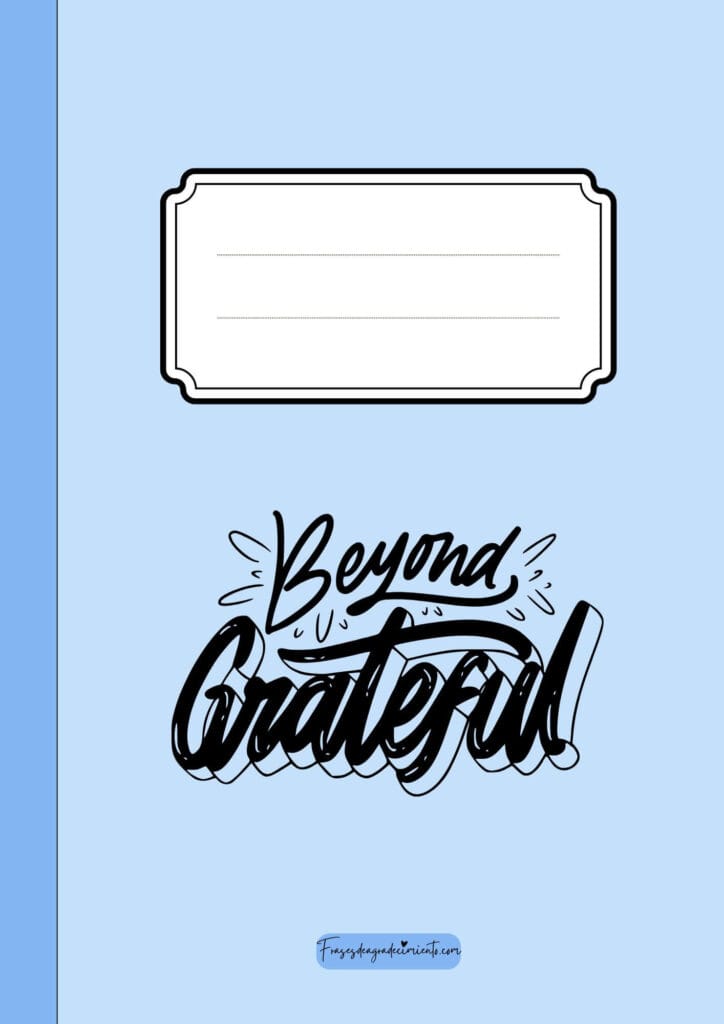 Portada Beyond Grateful Azul